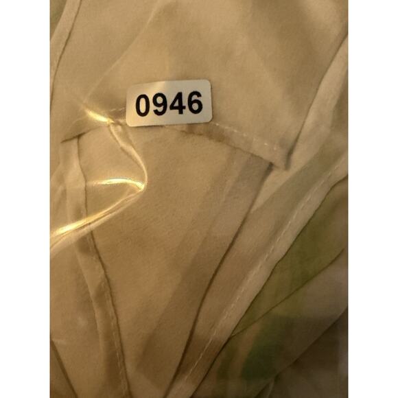 Chico's Blouse Womens‎ Size S/M Chiffon Top Kimono Tunic Tropical Vacation - Picture 6 of 6